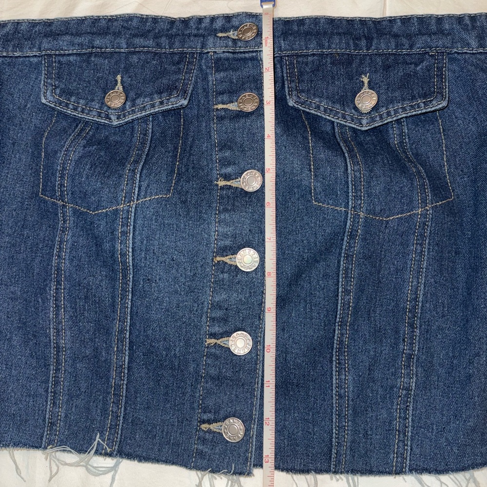 Denim Tube Top Size Large - Picture 4 of 8